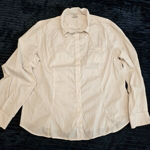 Armani Collection Classic White Button-Up Shirt Size 14